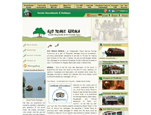 Tablet Screenshot of ecotourskerala.com